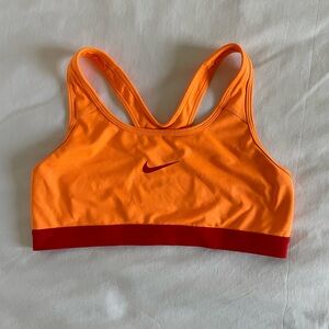 Nike Bright Orange Dri-FIT Sports Bra
